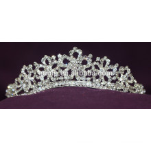 2015 Promotion Flower Design Dernières chapeaux AB Crystal Cristal nuptiale Tiara